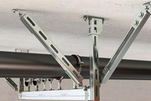 What are the forms of seismic support hangers? Where is it used?